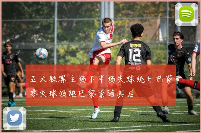 五大联赛主场下半场失球统计巴萨零失球领跑巴黎紧随其后
